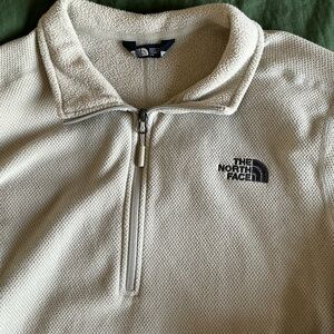 The North Face Men's Off-White Zip-Up Sweater